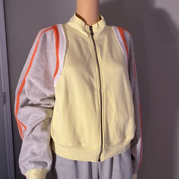 FREE PEOPLE JACKET YELLOW NWT - Picture 12 of 16